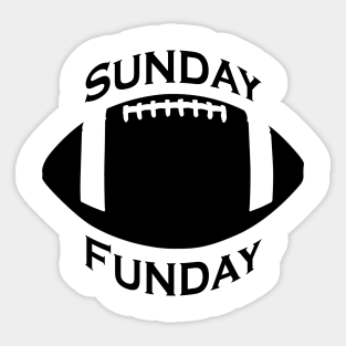 Sunday Funday, Womens Football, Cute Football, Game Day Sticker